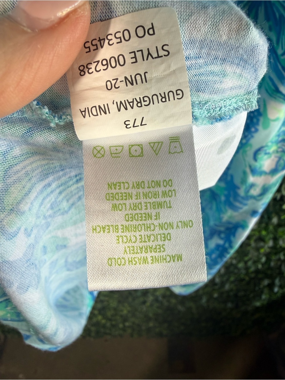 Lilly Pulitzer Azlynn Dress Sea Glass Aqua Seeing Double Mermaid XS - Picture 7 of 7